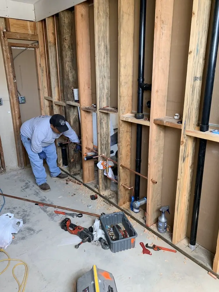 Commercial rough-in plumbing for Water Heater Replacement in Weathersfield West